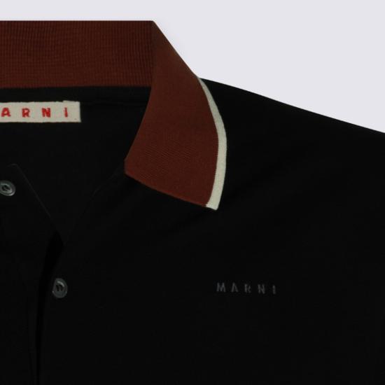 26FW 마르니 폴로 티셔츠 POJY0002LSUTC68800N99 Black - MARNI