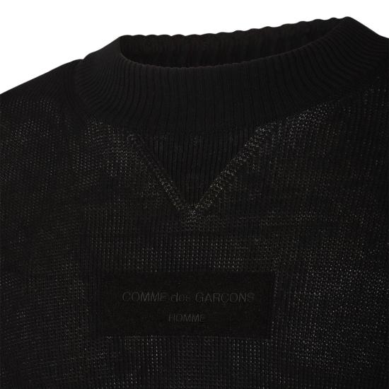  꼼데가르송 스웨터 HMN0050511 Black - COMME DES GARCONS