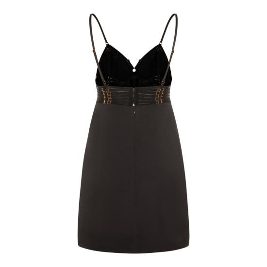 26SS 엘리자베타프랜치 숏 원피스 AB95062E2110 Black - ELISABETTA FRANCHI