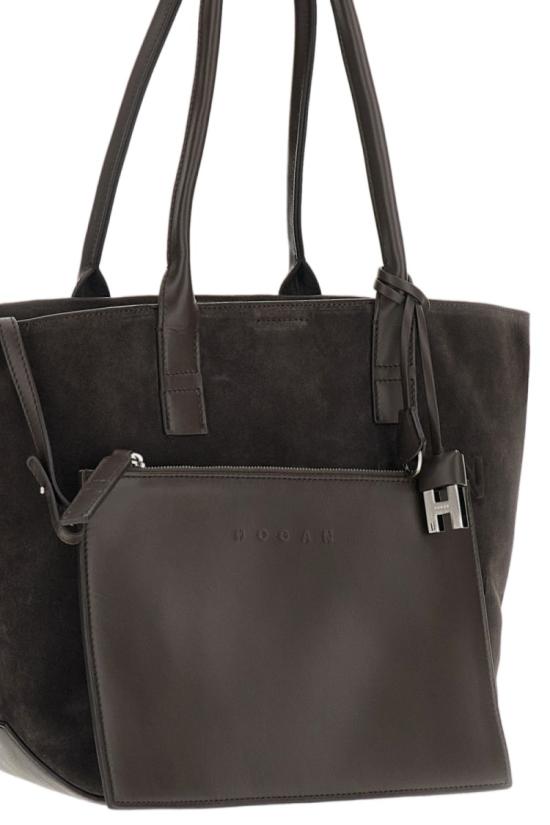 26FW 호간 토트백 KBW01TA0200UGMS808 Brown - HOGAN