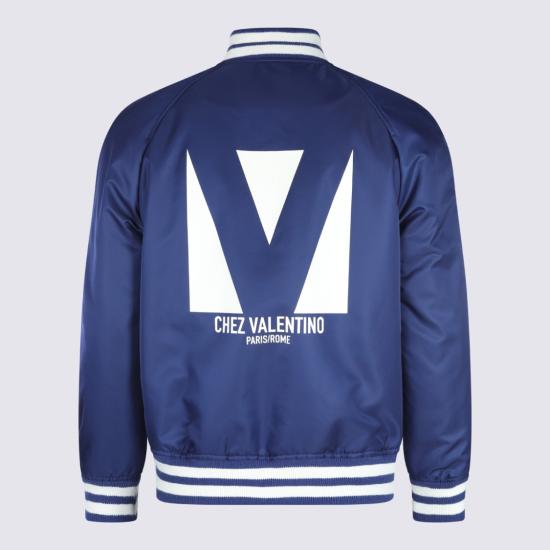  발렌티노 가라바니 봄버 자켓 6V3CIM225CMG88 Blue - VALENTINO GARAVANI