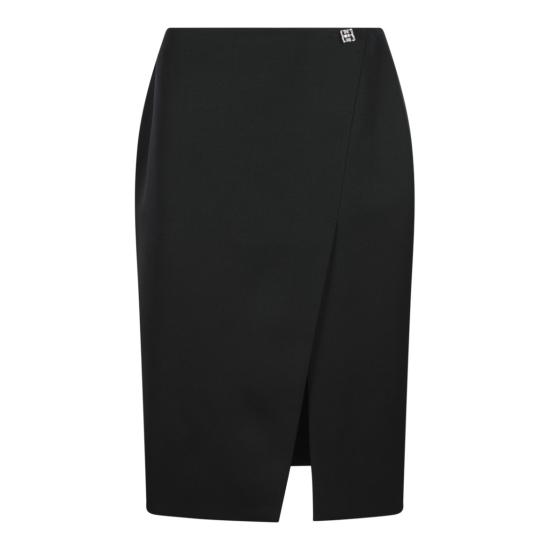  지방시 미디 스커트 BW40V615CT001 Black