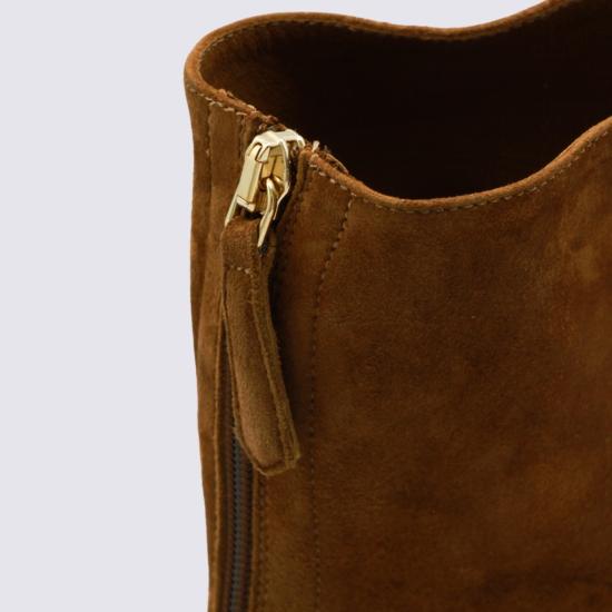 26FW 아쿠아주라 부츠 MNRMIDB0SUECHT Brown - AQUAZZURA