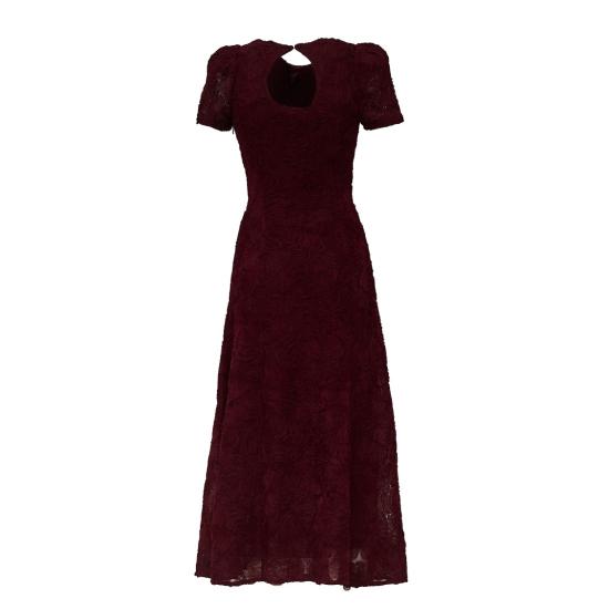 26FW 로테이트 롱 원피스 116272741 Burgundy - ROTATE