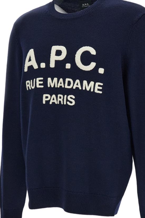 26FW 아페쎄 긴팔 티셔츠 WVAXUH23493IAJ Blue - A.P.C.