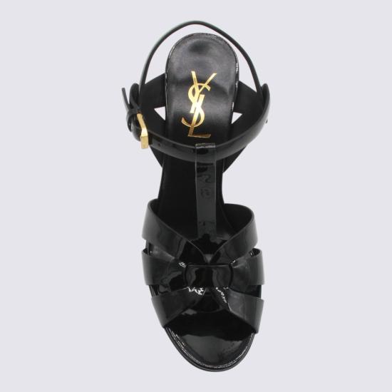 26FW 생로랑 트리뷰트 플랫폼 샌들 315490AAAOW1000 Black - SAINT LAURENT