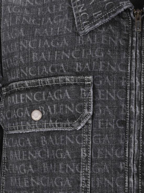 26SS 발렌시아가 데님 셔츠 856919MTTWA51269 Grey - BALENCIAGA