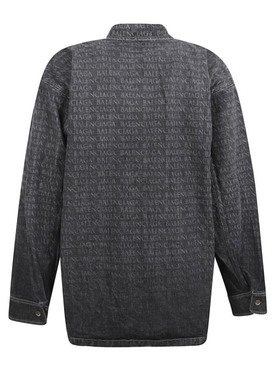 26SS 발렌시아가 데님 셔츠 856919MTTWA51269 Grey - BALENCIAGA