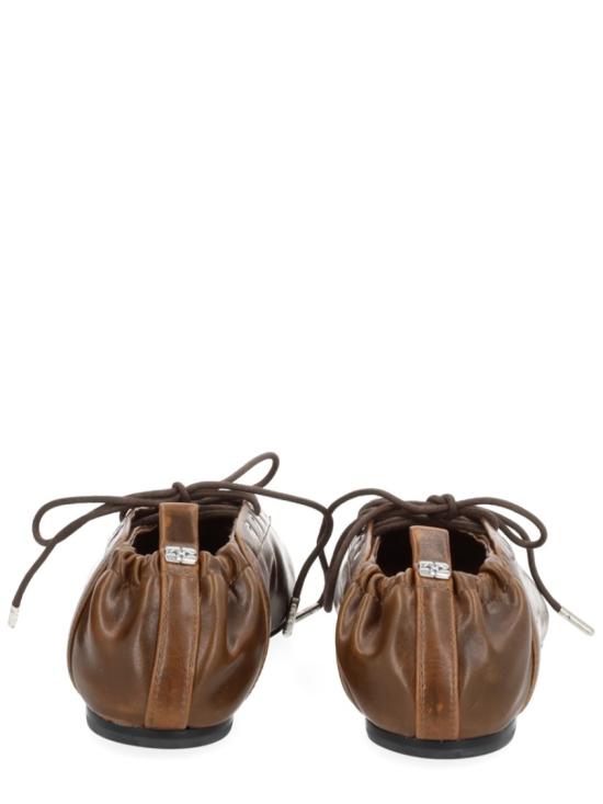 25FW 가니 플랫 슈즈 S3093 826 Brown - GANNI