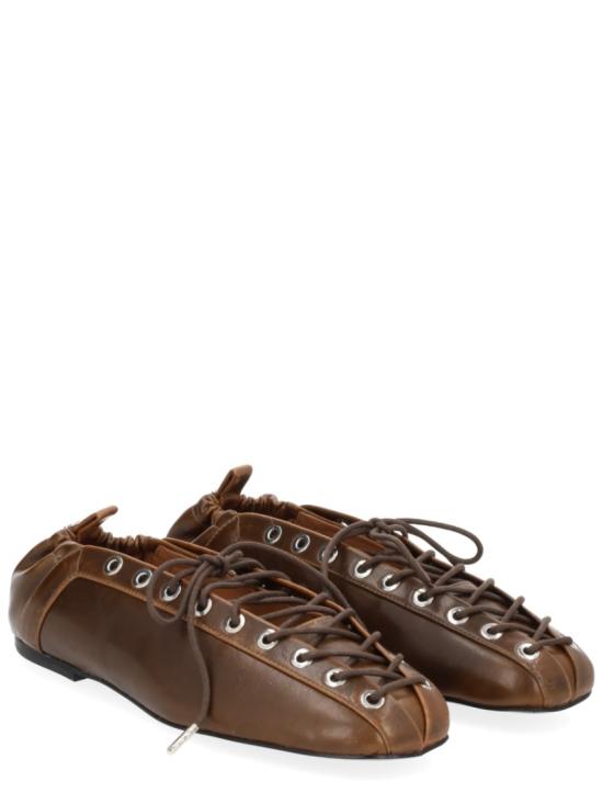 25FW 가니 플랫 슈즈 S3093 826 Brown - GANNI