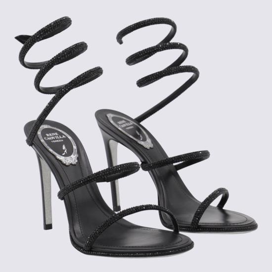 26FW 르네 카오빌라 샌들 C12538105R001V050 Black - RENE CAOVILLA