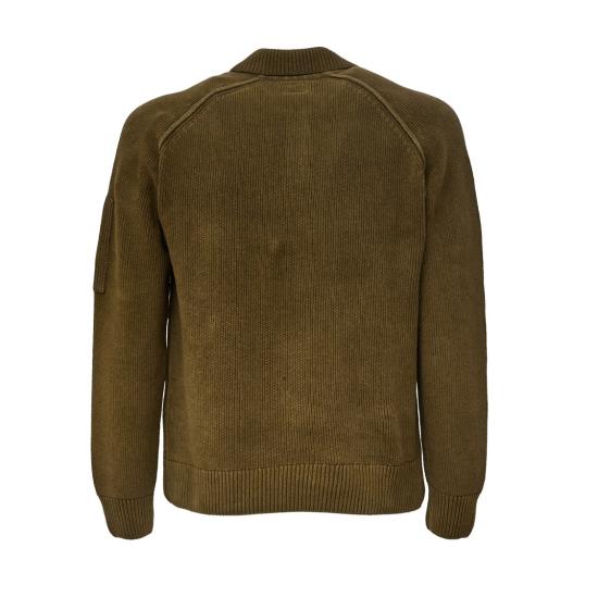 26FW 씨피 컴퍼니 스웨터 21CMKN198A005558G Green - C.P. COMPANY