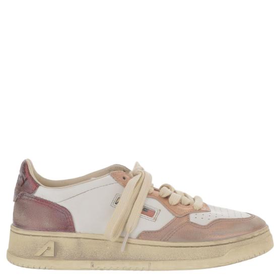 26FW 오트리 슈퍼 빈티지 메달리스트 로우 레더 스니커즈 AVLWMT14METALLEATRISUNJAS Neutrals
