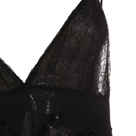 26SS 블루마린 숏 원피스 P644A429AN0990 Black - BLUMARINE