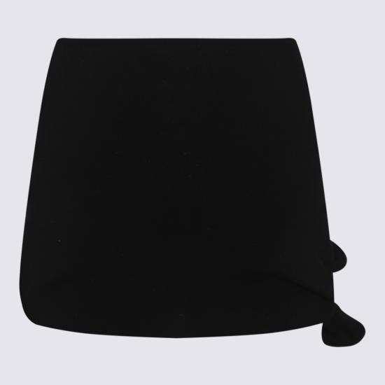  쿠레쥬 숏 스커트 125MJU231FI00019999 Black - COURREGES