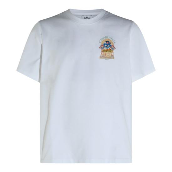 26FW 카사블랑카 반팔 티셔츠 MPF26JTS00108 White