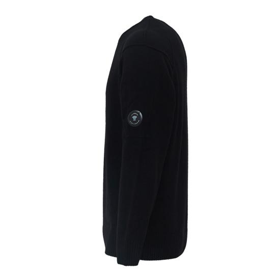 26FW 씨피 컴퍼니 램스울 GRS 크루넥 렌즈 스웨터 RFCMKN707A110149A Black - C.P. COMPANY