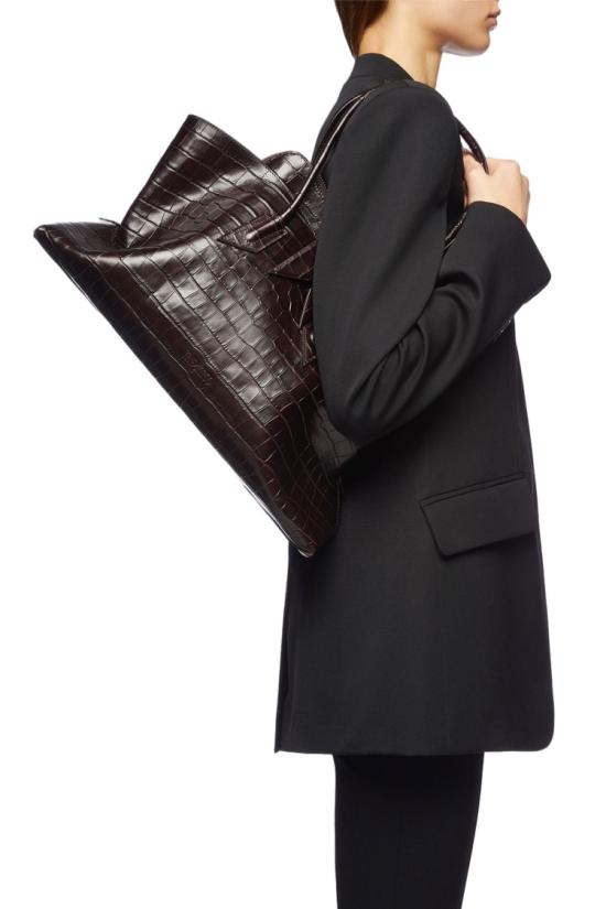  디 아티코 라 파세지아타 미디엄 탑 핸들 백 250WAH00054LBT021PR207 Brown - THE ATTICO
