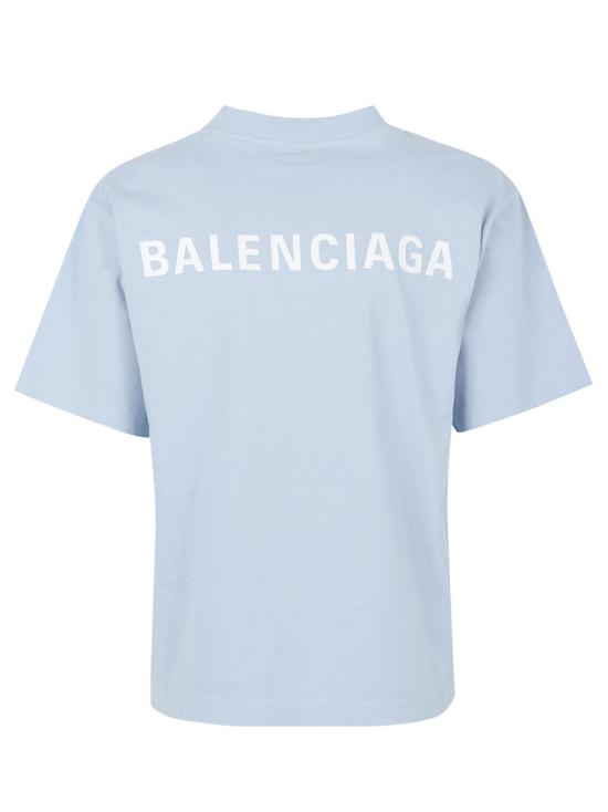 26SS 발렌시아가 반팔 티셔츠 850990WTTVJ14773 Blue - BALENCIAGA