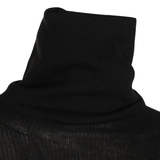 26FW 릭 오웬스 터틀넥 RP02F5614RIBM09 Black - RICK OWENS