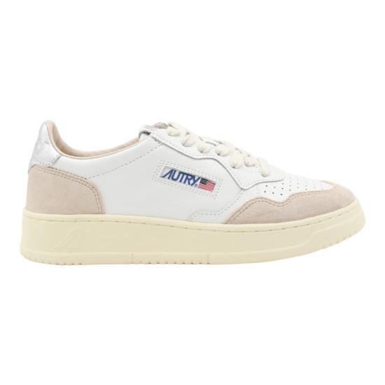 26FW 오트리 메달리스트 로우 레더 스니커즈 AULWLS74 Neutrals