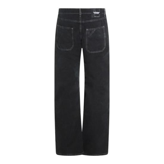 26SS 오프화이트 데님 팬츠 OMCE04JS26FAB0030001 Black - OFF WHITE