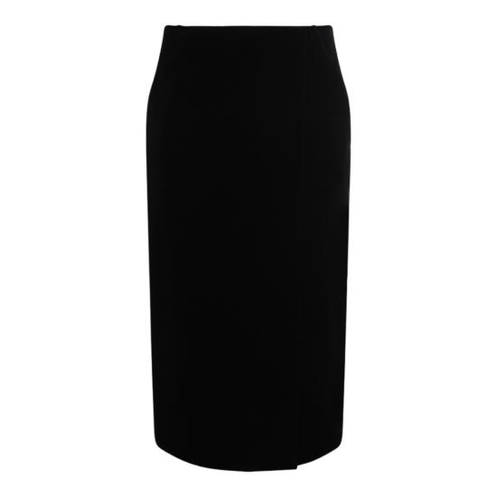 25FW 생로랑 미디 스커트 826769Y580T1000 Black