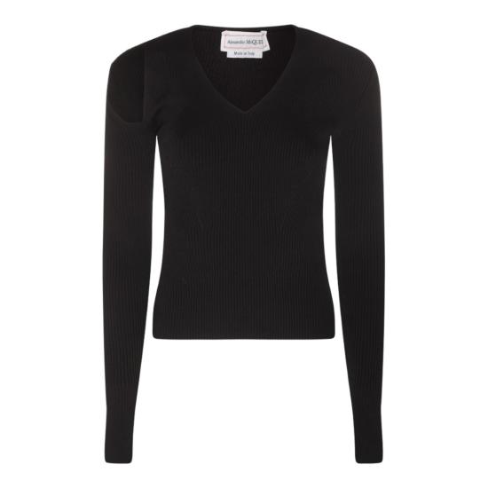  알렉산더 맥퀸 스웨터 768602Q1A651000 Black