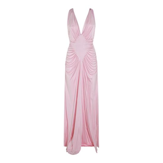 26FW 베르사체 미디 원피스 10246991A124971PS10 Pink