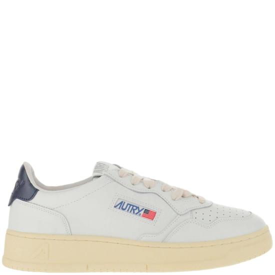 26FW 오트리 메달리스트 로우 스니커즈 AULMLL12LEATLEATWHTSPACE White