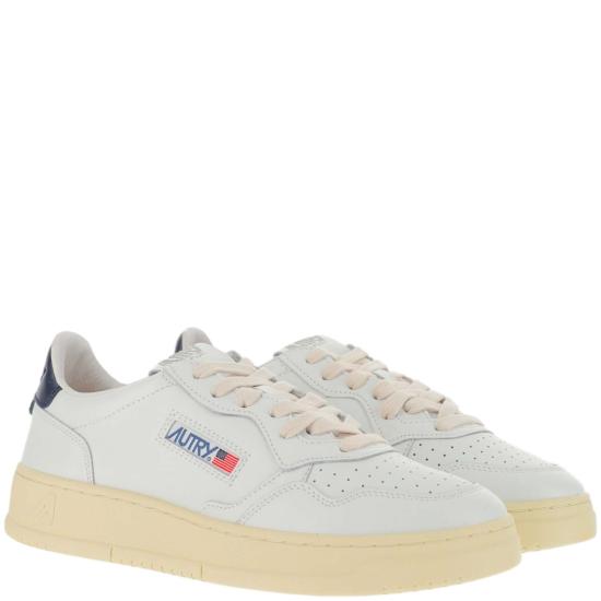 26FW 오트리 메달리스트 로우 스니커즈 AULMLL12LEATLEATWHTSPACE White - AUTRY