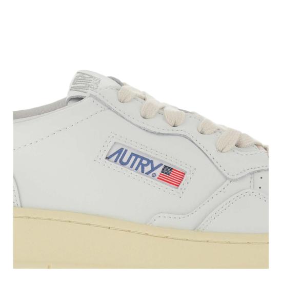 26FW 오트리 메달리스트 로우 스니커즈 AULMLL12LEATLEATWHTSPACE White - AUTRY