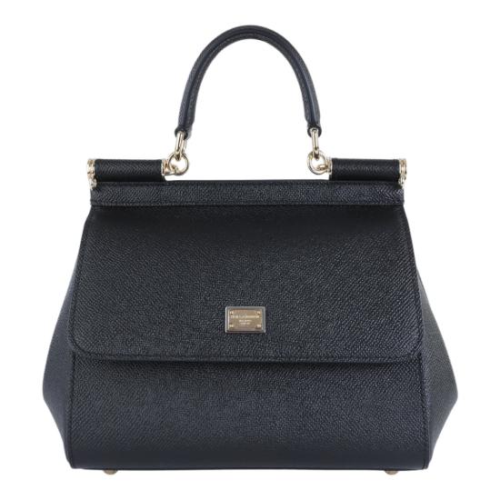 26FW 돌체앤가바나 미디움 시실리 핸드백 BB6003B100180999 Black
