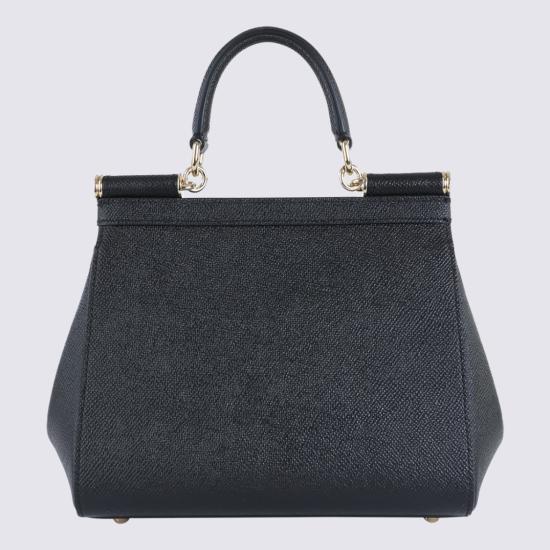 26FW 돌체앤가바나 미디움 시실리 핸드백 BB6003B100180999 Black - DOLCE & GABBANA