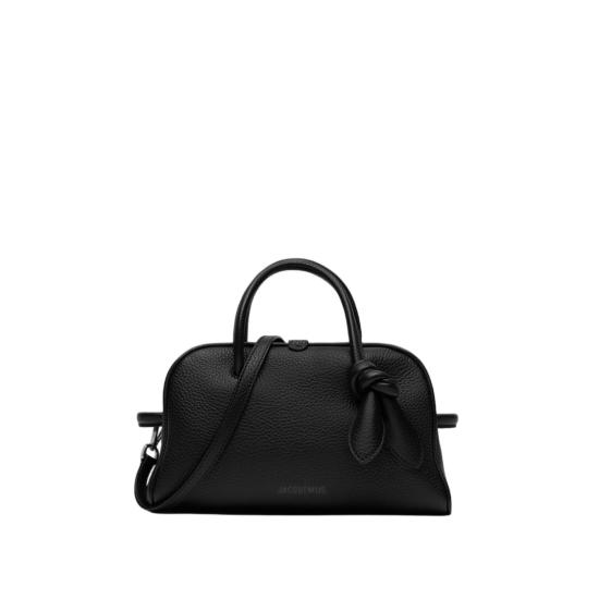 26FW 자크뮈스 TURISMO 투리스모 소프트 스몰 볼링 토트벡 BAW00416AC03A03990 Black
