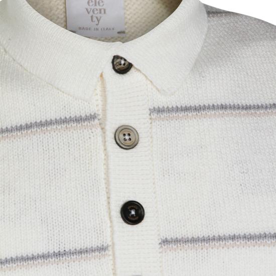 26SS 일레븐티 폴로 티셔츠 M76MAGM14MAG0M007010213 White - ELEVENTY