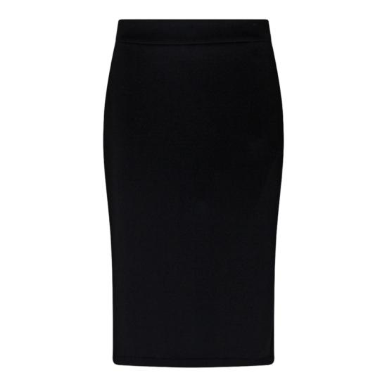 25FW 몽클레어 X 에드워드 에닌풀 미디 스커트 K24038H0000189A8K999 Black