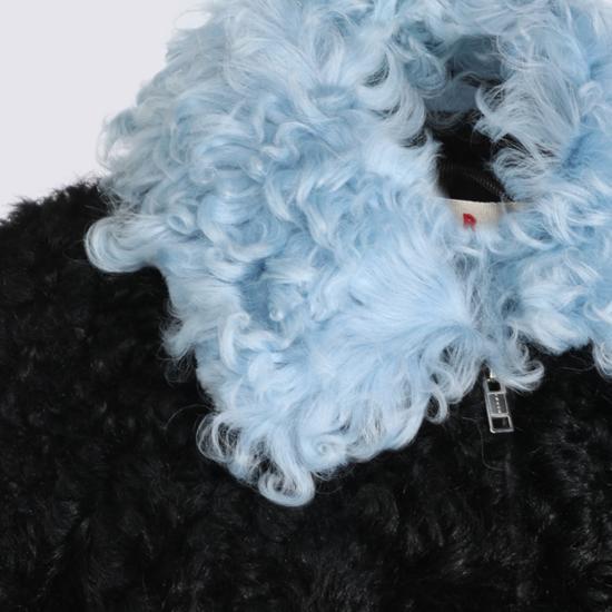 26FW 마르니 무스탕 JKMX0412QULM044RON99 Black - MARNI
