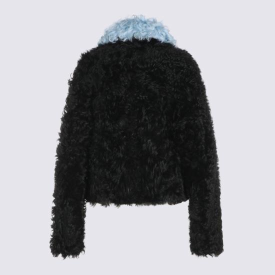 26FW 마르니 무스탕 JKMX0412QULM044RON99 Black - MARNI