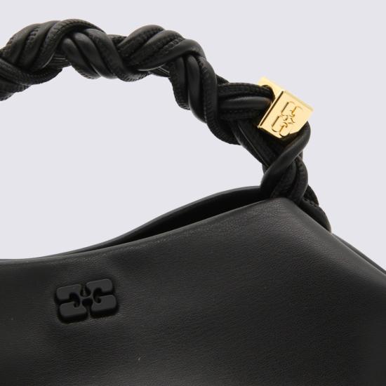26FW 가니 스몰 레더 보우 토트백 A5241099 Black - GANNI