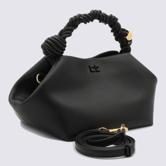 26FW 가니 스몰 레더 보우 토트백 A5241099 Black - GANNI