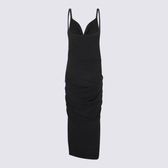 26FW 릭 오웬스 롱 원피스 RP02F5561HY09 Black - RICK OWENS