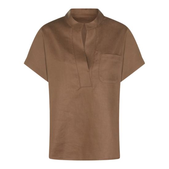 26SS 나인인더모닝 폴로 티셔츠 IL34V61MOCHA Brown