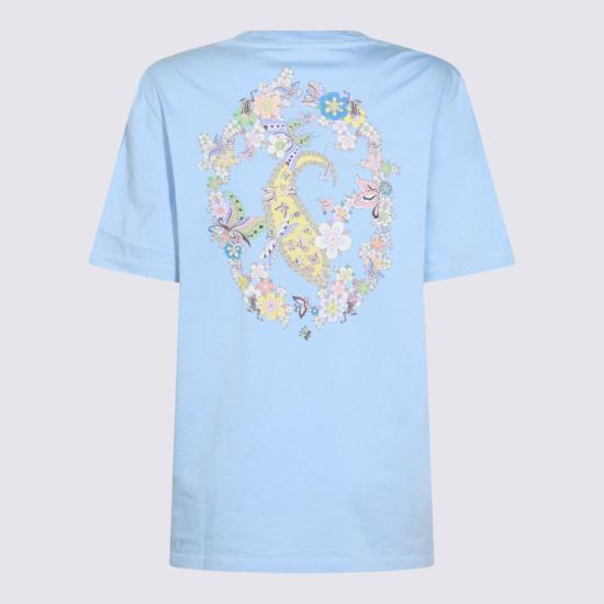 25SS 에트로 반팔 티셔츠 WRMA0005AK791B1932 Blue - ETRO