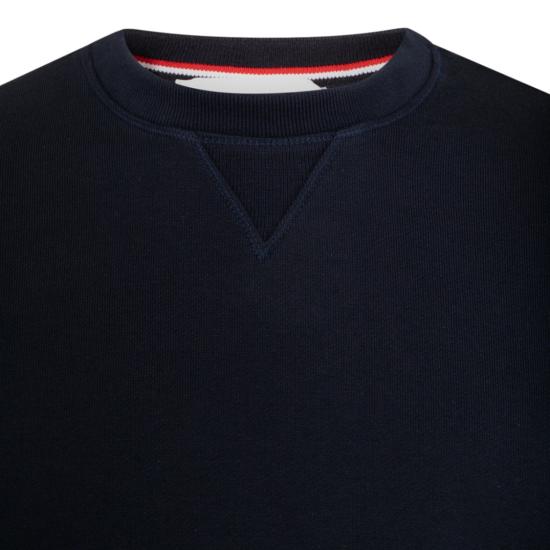 26FW 톰브라운 로고 패치 엔지니어드 4바 스웨트셔츠 MJT021H00535461 Black - THOM BROWNE
