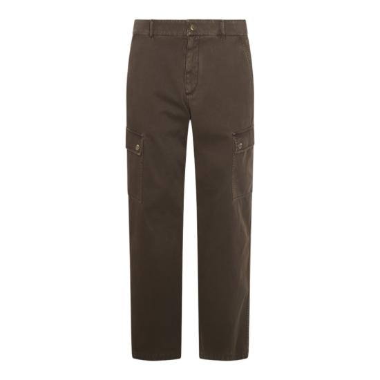 25SS 버버리 워싱 코튼 카고 팬츠 8105255C1764 Black