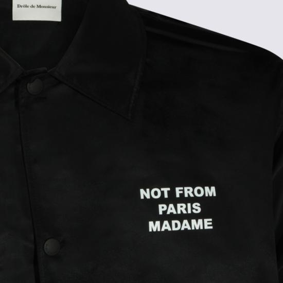 26FW 드롤드무슈 봄버 자켓 PERMJT183PA014BL Black - DROLE DE MONSIEUR