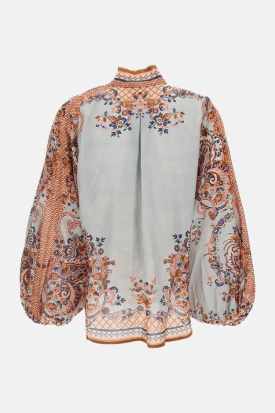 26FW 짐머만 블라우스 4461TSS261BLUPF Neutrals - ZIMMERMANN