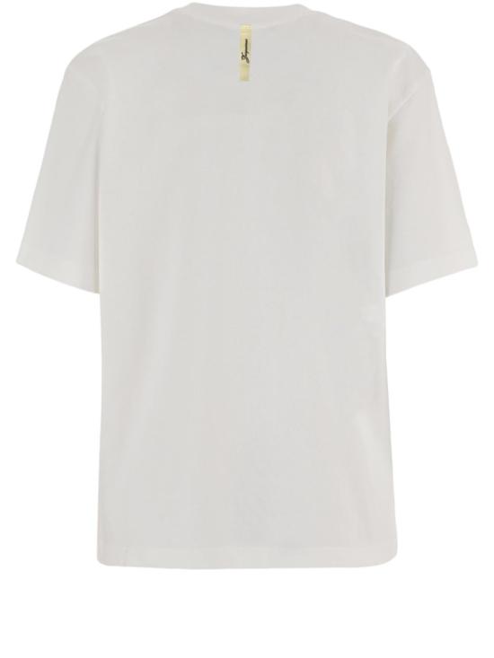 26FW 자크뮈스 로고 프린트 장식 티셔츠 TSM00639AJ00289100 White - JACQUEMUS