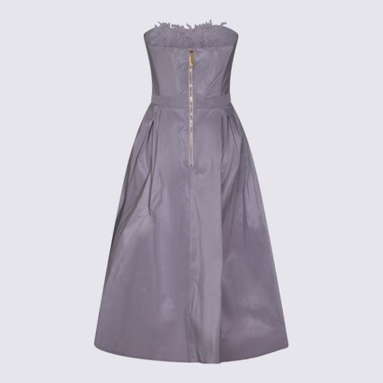 26SS 엘리자베타프랜치 미디 원피스 AB94262E2EV7 Purple - ELISABETTA FRANCHI